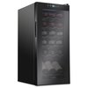 Ivation 18-Bottle Compressor Freestanding Wine Cooler Refrigerator - Black IVFWCC181B